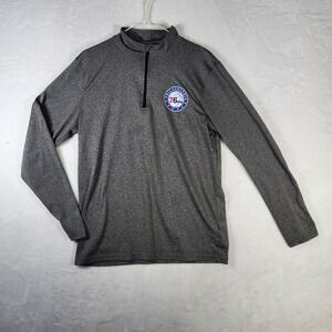 Philadelphia 76ers NBA UNK‎ Mens Pullover Long Sleeve Shirt Gray Medium